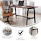 Flash Furniture Redmond 60x30 Conf Tbl w/1in. Thick Dbl Sided Laminate Tbl Top w/PVC and A-Frame Steel Bse, Walnut MT-M6030-WLT-ABF-GG - alternate 7